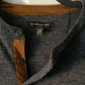 Banana Republic Long Sleeve Henley Top